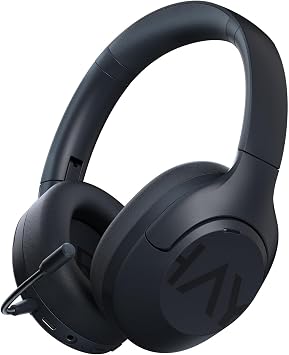 HAYLOU S30 Wireless Bluetooth 5.4 Headphones, 43dB Adaptive Noise Cancelling, 80H Playtime